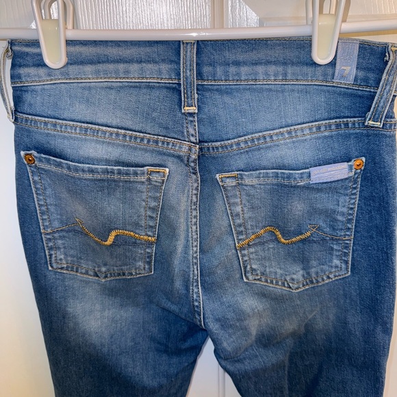 7 for All Mankind (Seven) Jeans Ankle Gwenevere, Size 24 - Picture 3 of 12